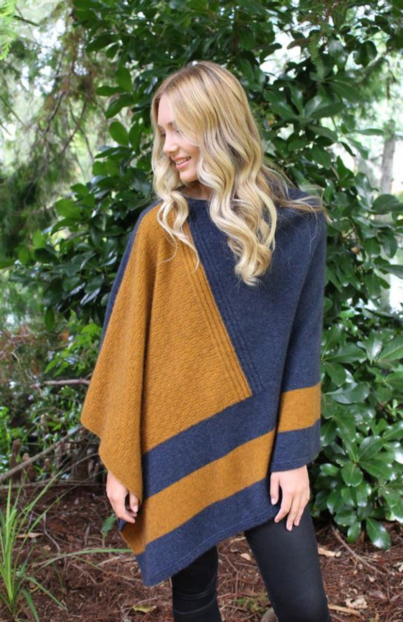 Possum Merino Cosset Poncho
