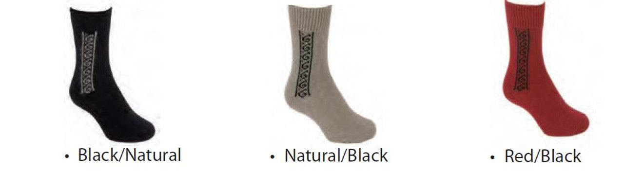 Merino Possum Pattern Socks