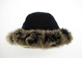 Merino Possum Fur Trim Beanie
