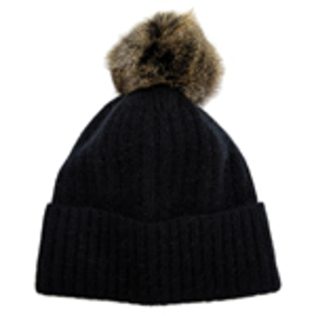 Merino Possum Fur Pom Pom Beanie