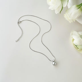 925 Silver Pearl Necklace