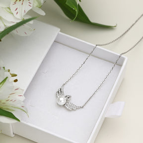 925 Silver Pearl Necklace