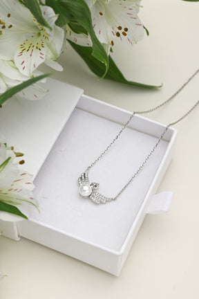 925 Silver Pearl Necklace