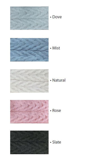 Pure Alpaca Cable Scarf